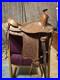 Vintage_Tooled_Leather_Western_Pony_Saddle_With_Roughout_Seat_See_Photos_01_vitt
