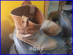 Vintage Tooled Leather Western Saddle Floral Design/ Hat/ Boots/Horns