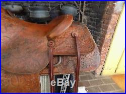 Vintage Western Roping Saddle