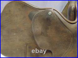 Vintage original Crosby Olympic English leather horse saddle 6913
