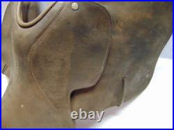 Vintage original Crosby Olympic English leather horse saddle 6913