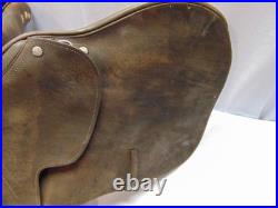 Vintage original Crosby Olympic English leather horse saddle 6913