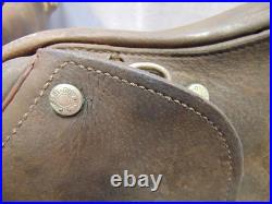 Vintage original Crosby Olympic English leather horse saddle 6913