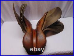 Vintage original Crosby Olympic English leather horse saddle 6913
