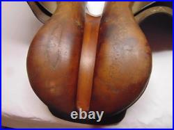 Vintage original Crosby Olympic English leather horse saddle 6913