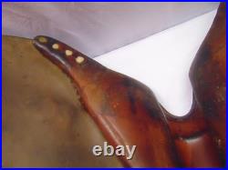 Vintage original Crosby Olympic English leather horse saddle 6913