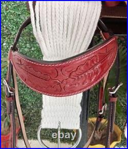 Wade Tree A Fork Western Horse Saddle Roping Ranch Work Premium Leather 10-18