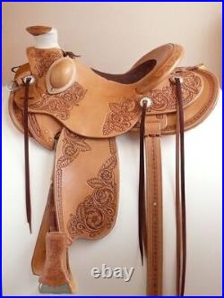 Wade Tree A Fork Work Western Horse Saddle Leather Tack Equestrian 12-18 in MD30