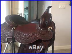 Walnut Julie Goodnight Monarch Saddle 16 inch