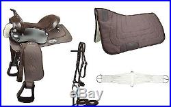 Warehouse Clearance Sale Easy Ride Pleasure Trail Western Horse Tack Saddle Set