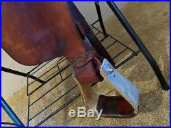 Weaver stamped 16 western working ranch saddle- all leather FQHB -NICE