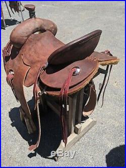 West Texas ranch work 16 colt cowboy Strip Down Saddle