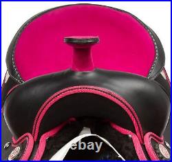 Western 14 Show Trail Horse Pink Saddle Tack