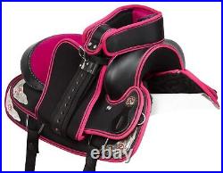 Western 14 Show Trail Horse Pink Saddle Tack