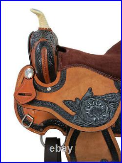 Western Arabian Horse Saddle Pleasure Tooled Leather Trail Tack Set 15 16 17 18 Western Arabian Horse Saddle Pleasure Tooled Leather Trail Tack Set 15 16 17 18