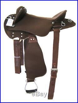 Western Australian Synthetic Barco Saddle Set Brown 15 (1021br)