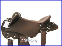 Western Australian Synthetic Barco Saddle Set Brown 15 (1021br)