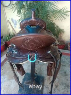 Western Barrel/Pleasure/Trail Endurance Saddle with Tack Set & Free Cinch