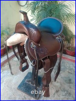 Western Barrel/Pleasure/Trail Endurance Saddle with Tack Set & Free Cinch