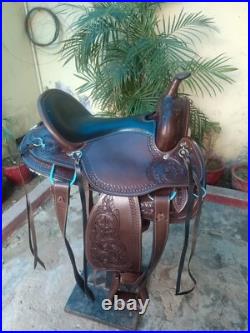 Western Barrel/Pleasure/Trail Endurance Saddle with Tack Set & Free Cinch
