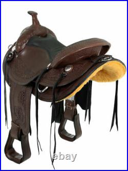 Western/ Barrel Racer leather Syracuse Trail saddle 16 All sizes