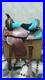 Western_Barrel_Saddle_Dark_Brown_Turquoise_Black_Suede_Seat_Hand_Tooled_New_01_gx