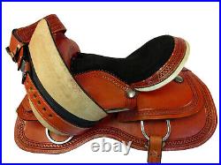 Western Cowgirl Saddle Trail Horse 16 15 Barrel Racing Pleasure Leather Tack Set