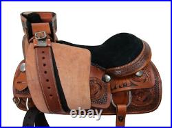 Western Gaited Horse Saddle Trail Pleasure Used Leather Tack Set 15 16 17 18