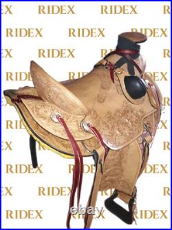 Western Heavy Duty Wade Ranch Roper Saddle With Tack set With Free Shipping