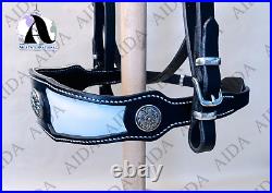 Western Horse Baroque Bridel With Black Leather