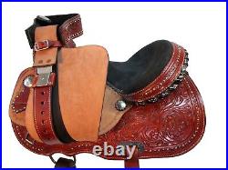 Western Horse Saddle Barrel Racing Trail Pleasure Used Leather Tack 15 16 17 18