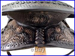 Western Horse Saddle, Hand made western saddle with complete tack set