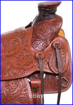 Western Horse Saddle Wade A Fork Premium Western Leather Roping Ranch