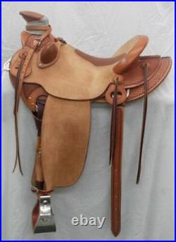 Western Horse Saddle Wade Tree A Fork Premium Leather Roping Ranch 10 to 18