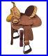 Western_Kids_Youth_Child_Barrel_Horse_Saddle_With_Floral_Tooled_Roughout_Leather_01_de