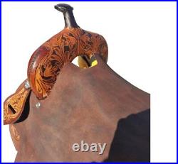 Western Leather Barrel Horse Saddle Tack Set 10 to 18 Free Shipping
