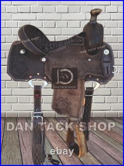 Western Leather Ranch Saddle with Tack Set Free Shipping