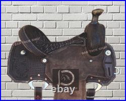 Western Leather Ranch Saddle with Tack Set Free Shipping