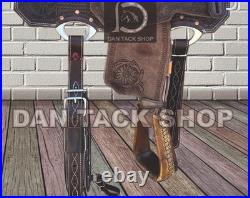 Western Leather Ranch Saddle with Tack Set Free Shipping