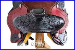 Western Leather Saddle Hand made Western Horse Saddle With Tack Set