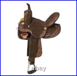 Western Leather Saddle, Western Horse Saddle With Complete Tack Set