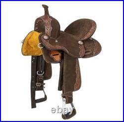 Western Leather Saddle, Western Horse Saddle With Complete Tack Set