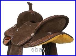 Western Leather Saddle, Western Horse Saddle With Complete Tack Set