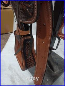 Western Pleasure Saddle with Headstall, Brestcollar