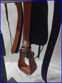 Western Pleasure Saddle with Headstall, Brestcollar
