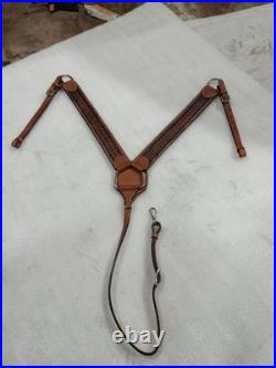 Western Pleasure Saddle with Headstall, Brestcollar