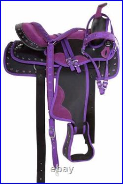 Western Pleasure Trial Horse Synthetic Saddle Size (10 to 18.5)