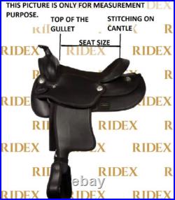 Western Pleasure Trial Horse Synthetic Saddle Size (10 to 18.5)