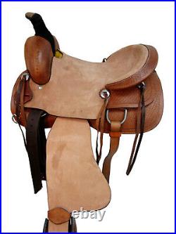 Western Roping Roper Ranch Horse Rancher Horse Trail Leather Tack 15 16 17 18