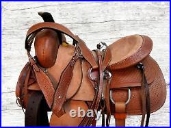 Western Roping Roper Ranch Horse Rancher Horse Trail Leather Tack 15 16 17 18